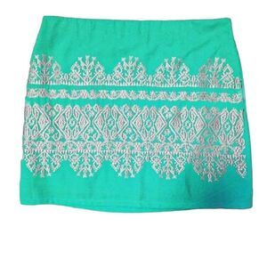 Harper embroidered skirt, medium. 